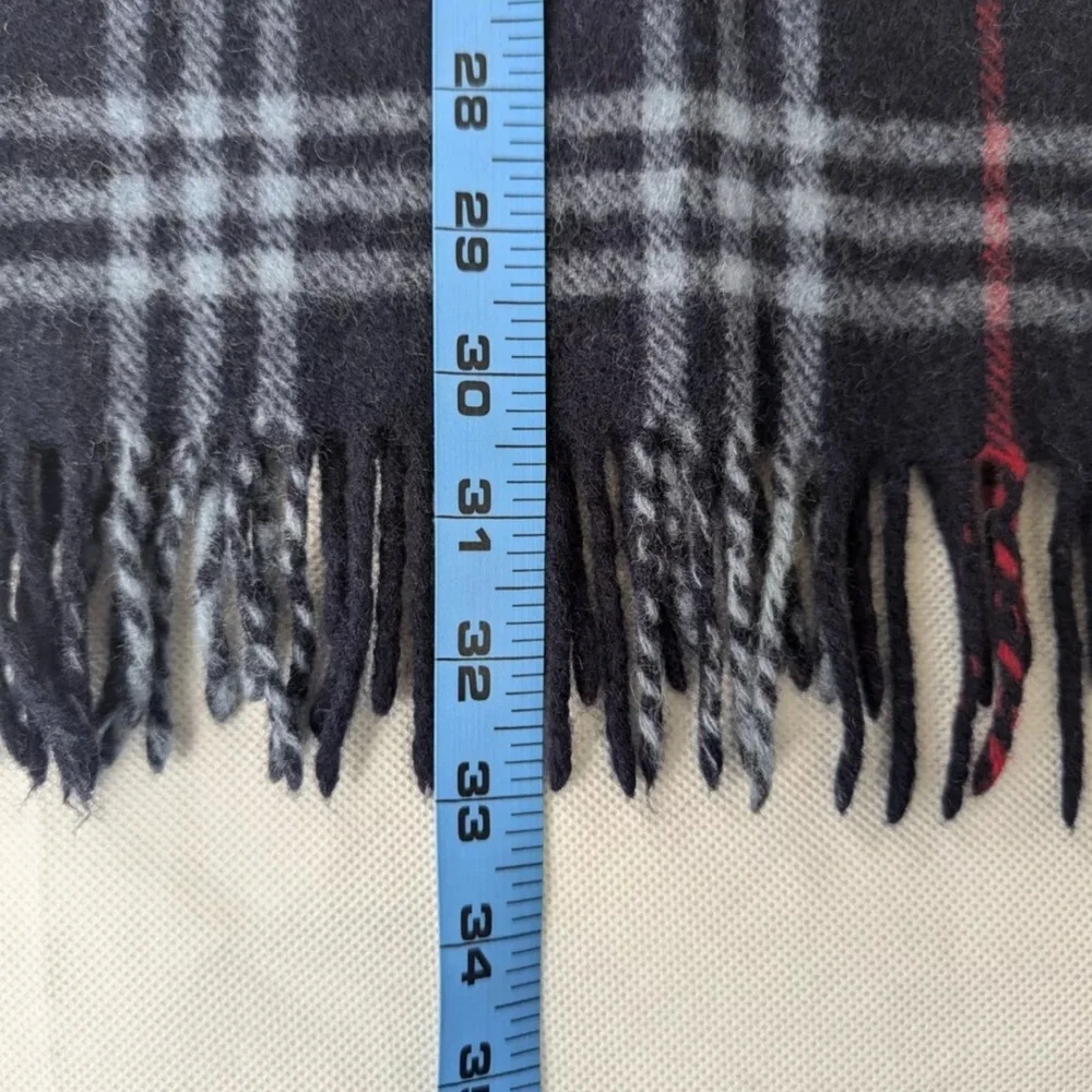 BURBERRY lambswool blue Nova Plaid 33